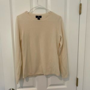 Cream cashmere sweater small